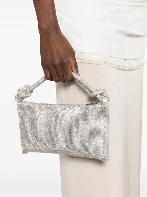Cult Gaia Hera Nano knotted shoulder bag - Silver