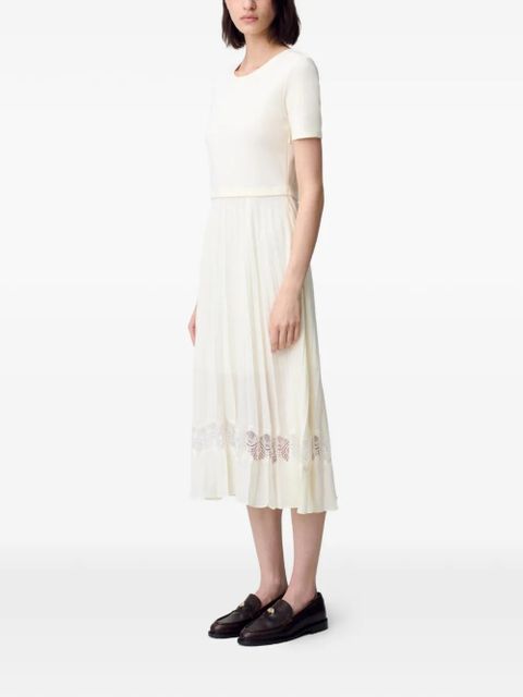 Claudie Pierlot layered midi dress - Neutrals