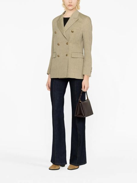 Golden Goose jacquard double-breasted blazer - Neutrals