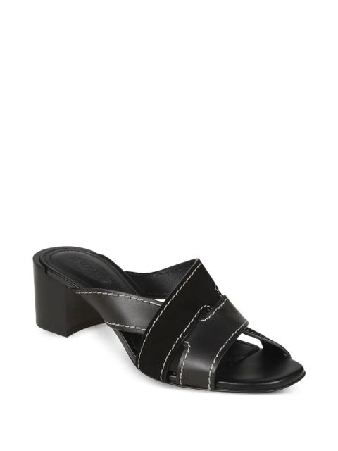 Tod's crossover stitch sandals - Black - zdjęcie produktu nr 2