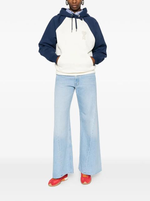 AMI Paris raglan-sleeves hooded - White - zdjęcie produktu nr 2