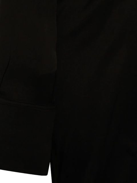 TOTEME button collared midi dress - Black