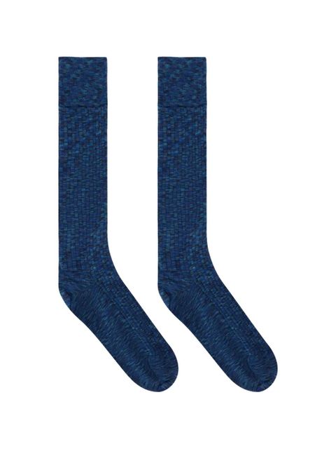 Valentino Garavani ribbed socks - Blue - zdjęcie produktu nr 1