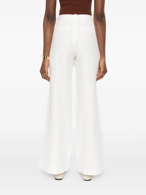 Maje pinstripe trousers - White
