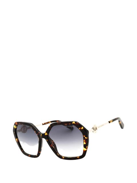 Marc Jacobs geometric-frame sunglasses - Brown - zdjęcie produktu nr 2