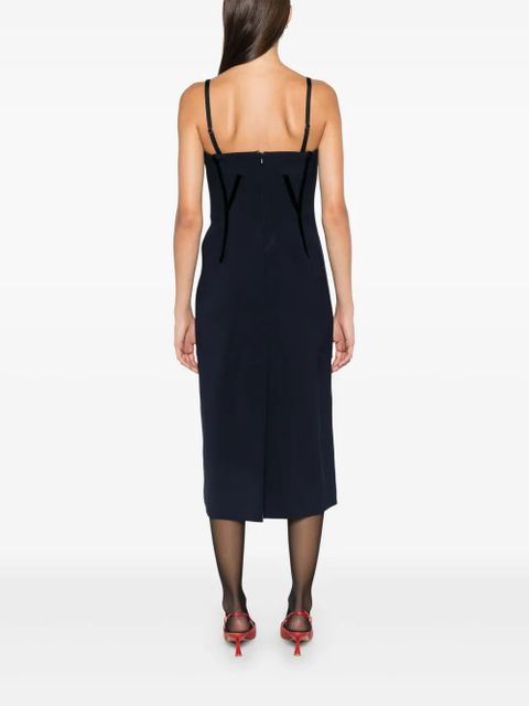 Sportmax Anemone midi dress - Blue