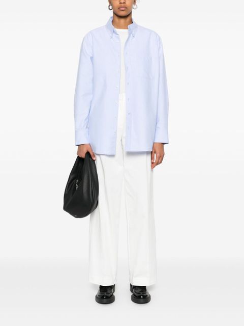 Moncler logo-patch shirt - Blue - zdjęcie produktu nr 2