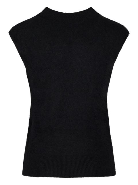 MC2 Saint Barth v-neck sleeveless top - Black