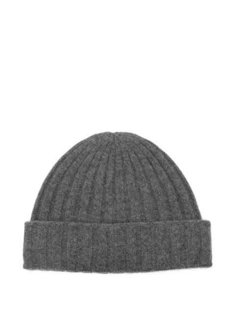 TOTEME ribbed cashmere beanie - Grey
