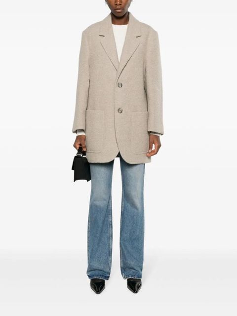 AMI Paris wool-blend bouclé blazer - Neutrals