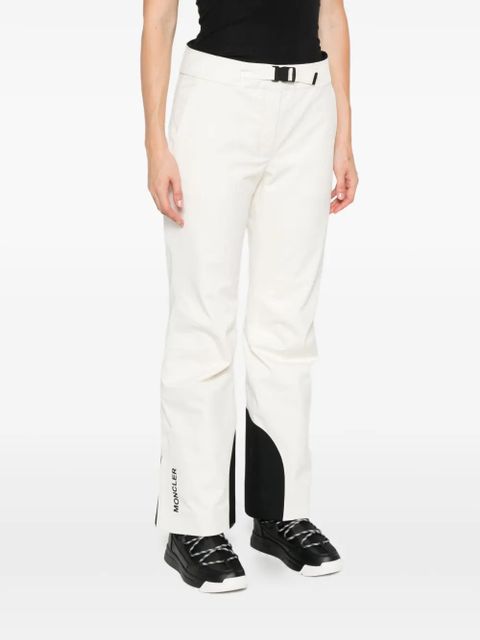 Moncler Grenoble belted ski trousers - White