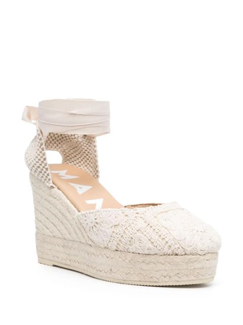 Manebi Yucatán 100mm wedge espadrilles - Neutrals - zdjęcie produktu nr 2