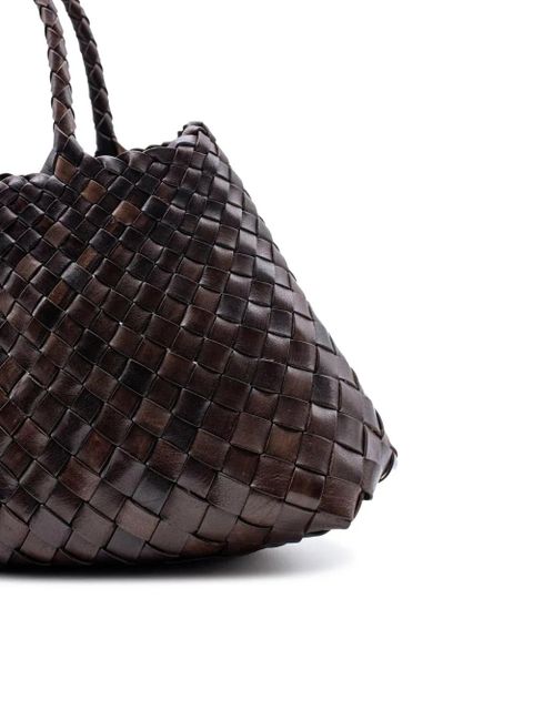 DRAGON DIFFUSION small Santa Croce tote bag - Brown