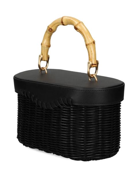 Cult Gaia bamboo-handle tote bag - Black - zdjęcie produktu nr 2