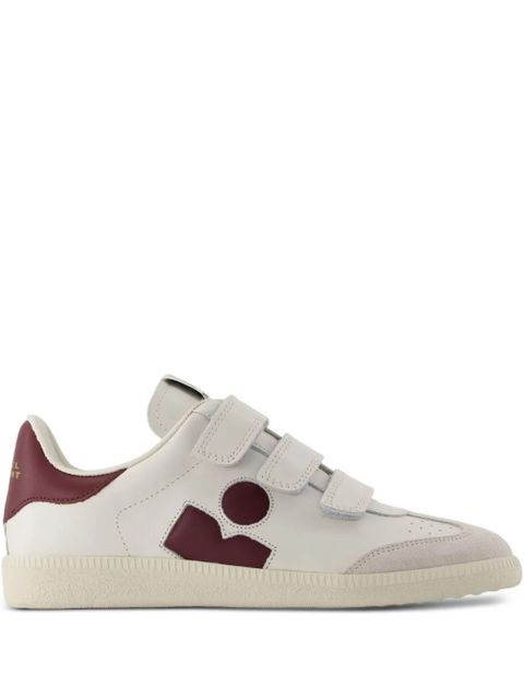 ISABEL MARANT Beth Gb three-strap calfskin sneakers - White - zdjęcie produktu nr 1