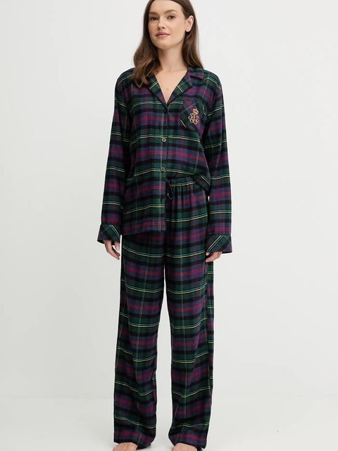 Lauren Ralph Lauren piżama damska kolor granatowy ILN92457F