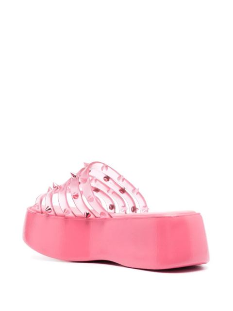 Jean Paul Gaultier x Melissa Punk Love Becky platform slides - Pink - zdjęcie produktu nr 2