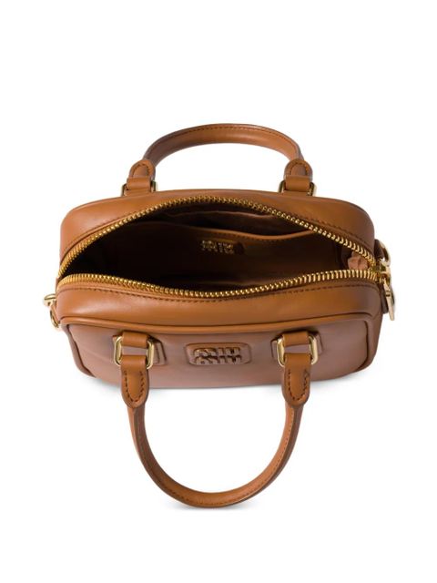 Miu Miu Arcadie leather bag - Brown