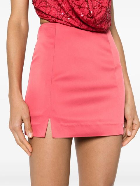 Cult Gaia Flor satin mini skirt - Pink - zdjęcie produktu nr 2