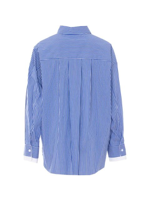 Eleh striped polo-collar shirt - Blue - zdjęcie produktu nr 2