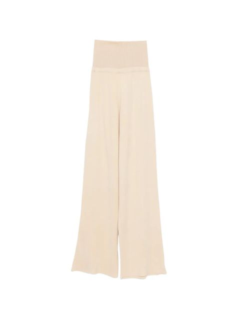 Aya Muse wide-leg trousers - Neutrals