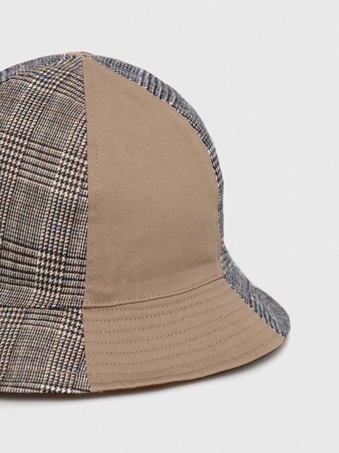 Kangol kapelusz z domieszką wełny dwustronny kolor brązowy