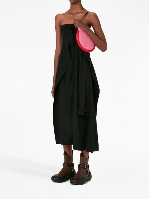 JW Anderson deconstructed strapless minidress - Black