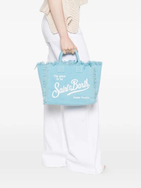 MC2 Saint Barth logo-print tote bag - Blue - zdjęcie produktu nr 2