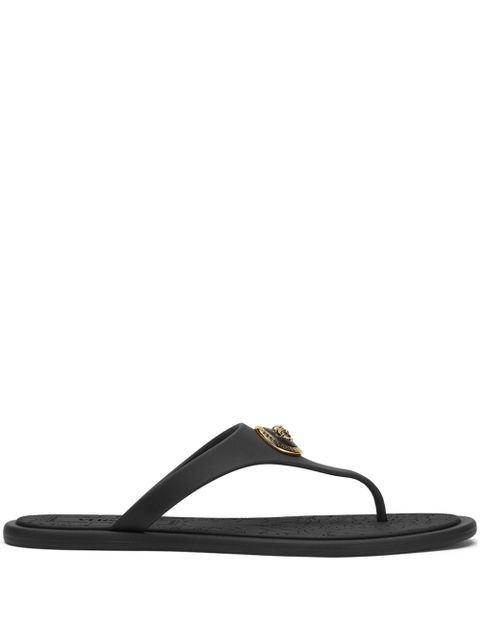 Versace Alia flat sandals - Black - zdjęcie produktu nr 1