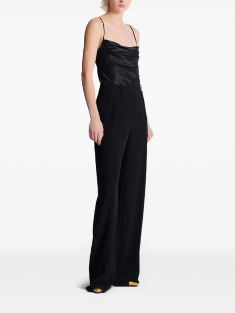 Balmain crepe tailored trousers - Black
