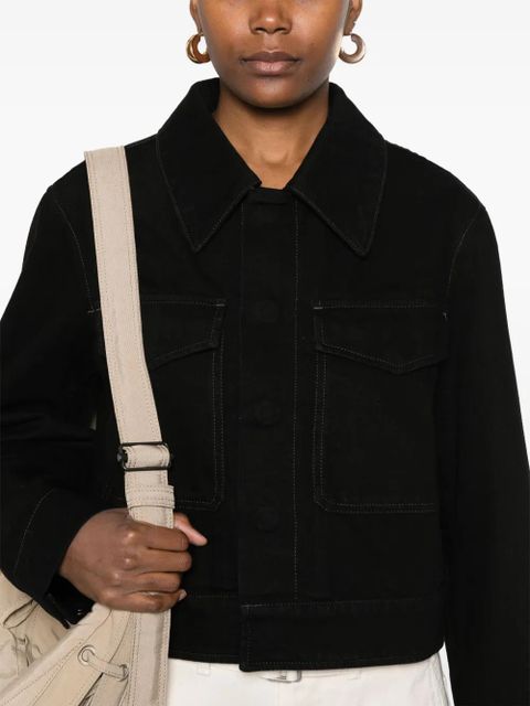 LEMAIRE cropped jacket - Black