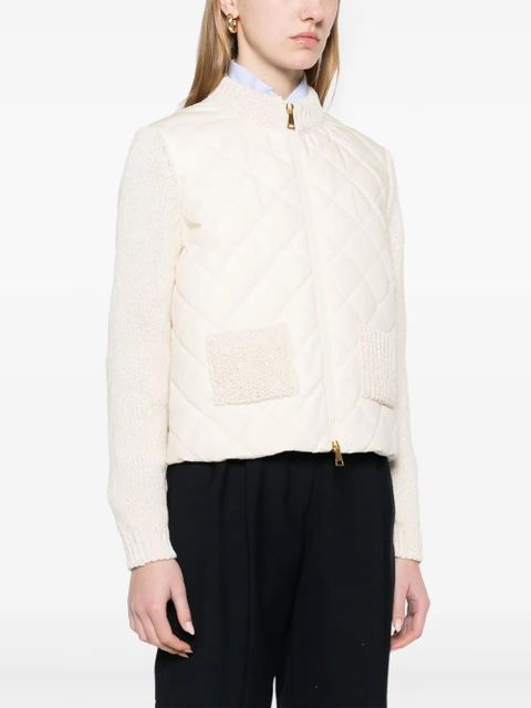 Moncler quilted jacket - Neutrals - zdjęcie produktu nr 2