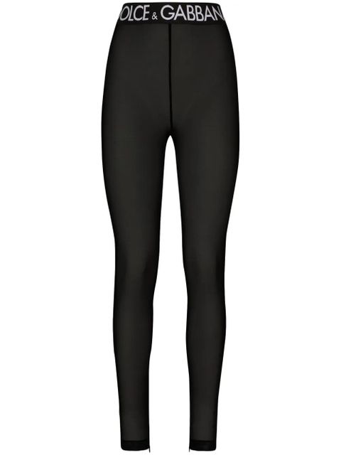 Dolce & Gabbana tulle leggings - Black - zdjęcie produktu nr 1