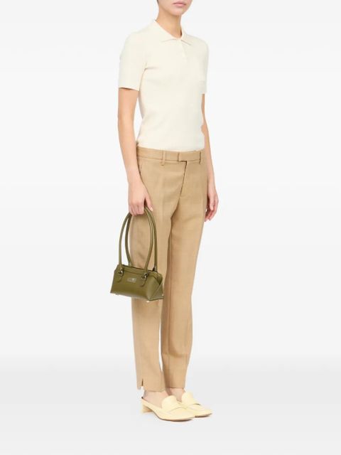 MM6 Maison Margiela mini Bauletto J leather shoulder bag - Green