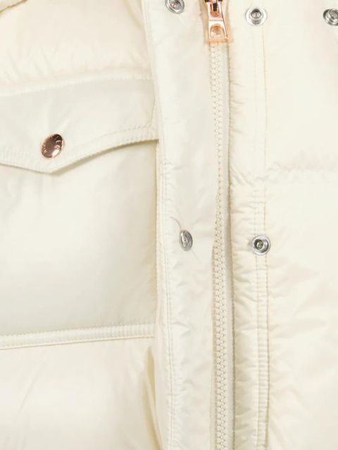 Moncler quilted hooded puffer gilet - White