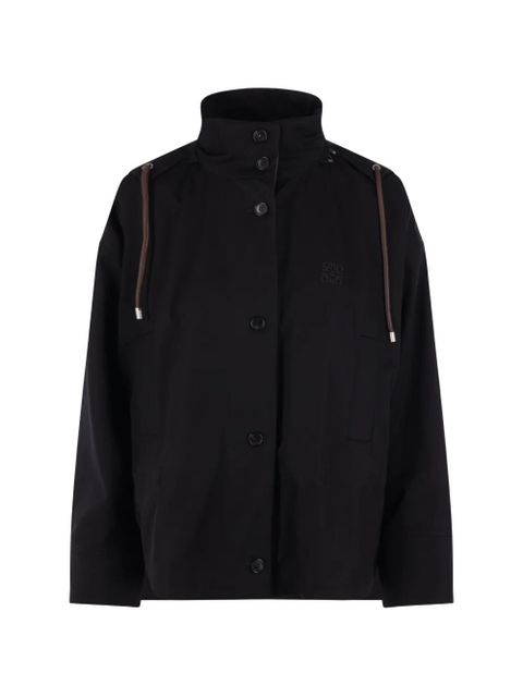 LOEWE hooded button-fastening jacket - Black - zdjęcie produktu nr 1