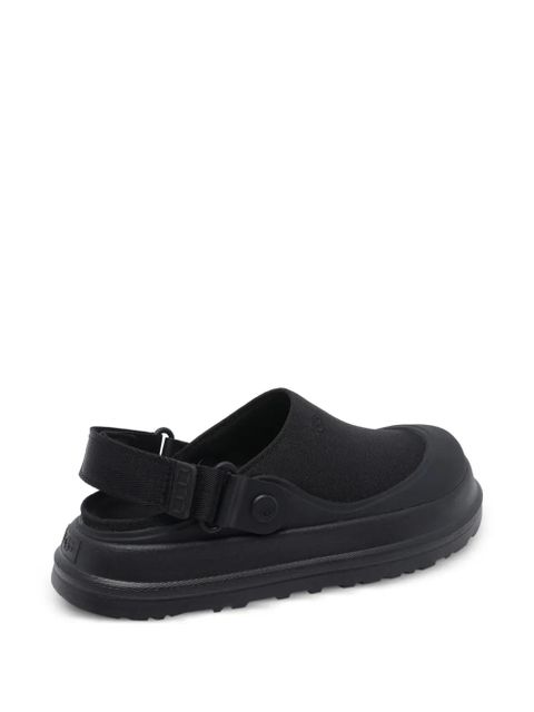 UGG round toe logo clogs - Black
