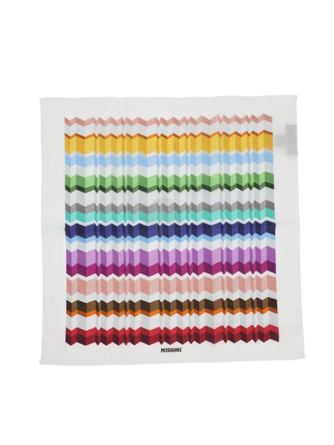 Missoni striped scarf - White - zdjęcie produktu nr 2