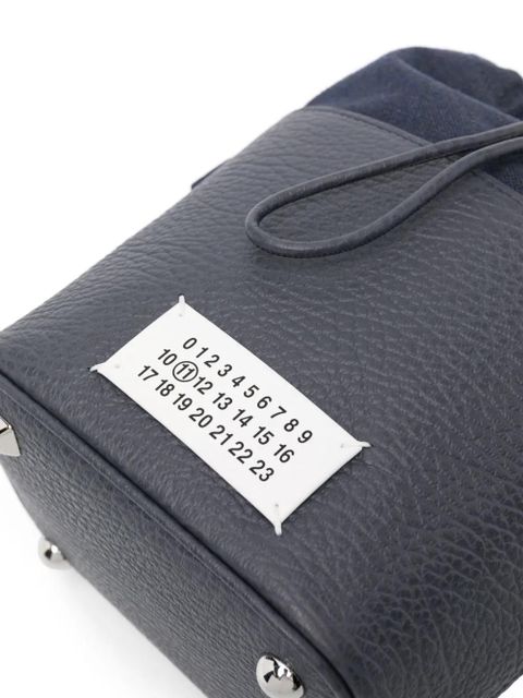 Maison Margiela 5AC logo-patch bucket bag - Blue