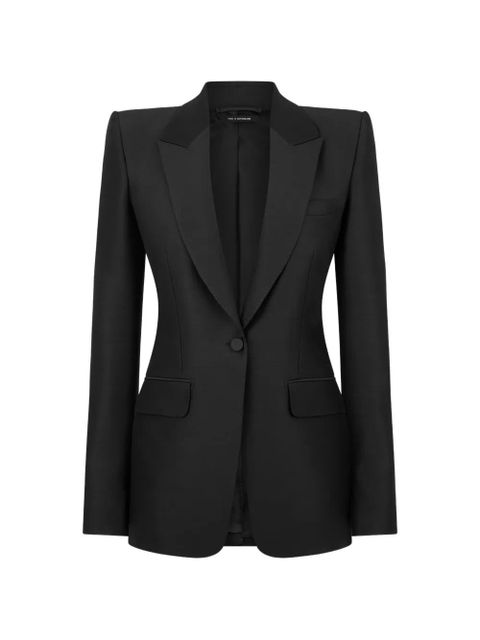 TOM FORD single-breasted blazer - Black - zdjęcie produktu nr 1