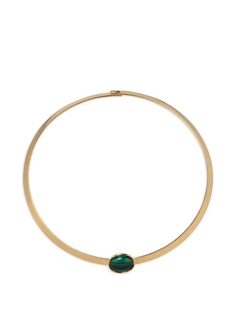 Jennifer Behr Elaine malachite collar necklace - Gold - zdjęcie produktu nr 1