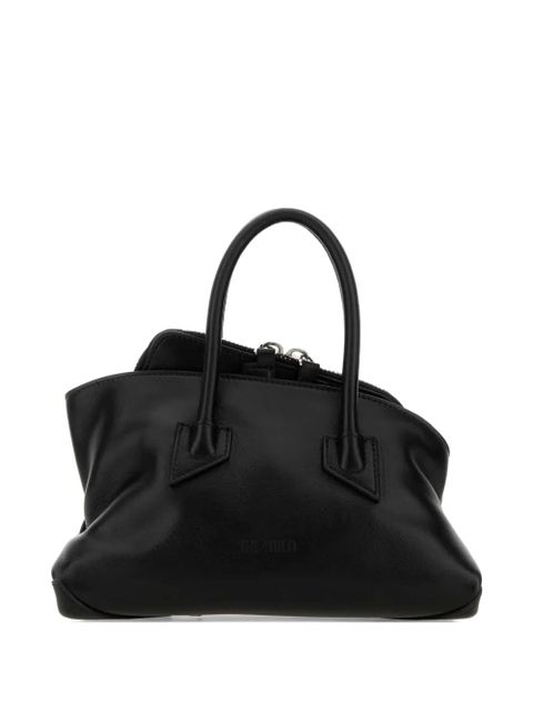 The Attico mini La Passeggiata leather tote bag - Black - zdjęcie produktu nr 1