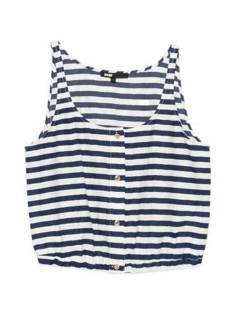 Maje striped-pattern button-fastening top - Blue - zdjęcie produktu nr 1