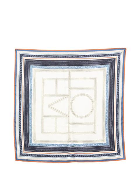 TOTEME geometric-print scarf - Neutrals - zdjęcie produktu nr 1