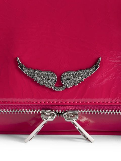 Zadig&Voltaire Rock Vintage leather crossbody bag - Pink - zdjęcie produktu nr 1