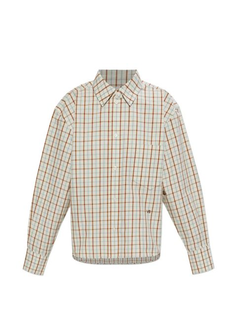 Victoria Beckham check pocket shirt - Neutrals - zdjęcie produktu nr 1