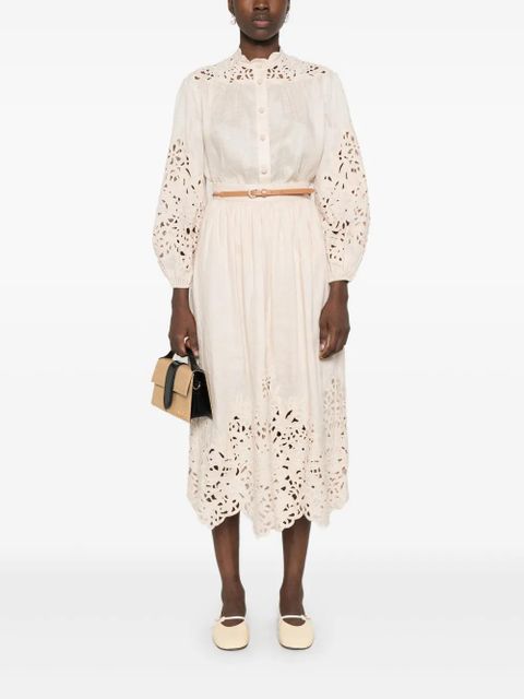 ZIMMERMANN Wylie shirt - Neutrals