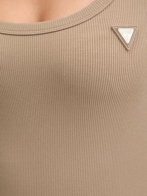 Guess longsleeve damski kolor beżowy V4BP07 K8RT2