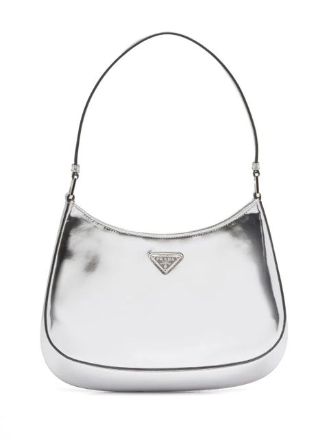 Prada Cleo leather shoulder bag - Silver - zdjęcie produktu nr 1
