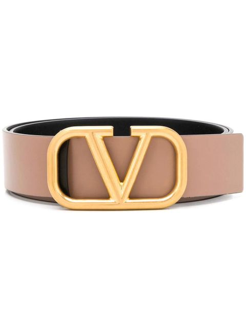 Valentino Garavani 40mm VLogo Signature reversible belt - Brown